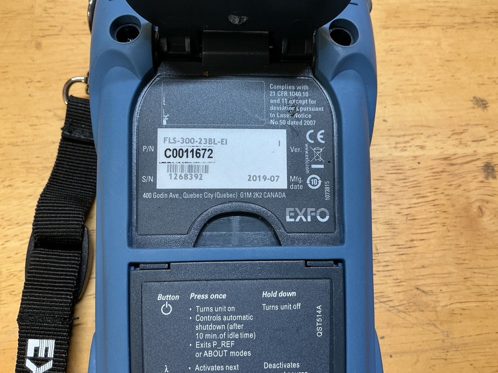 Exfo FLS-300 SM Light Source 1310/1550 SC/UPC