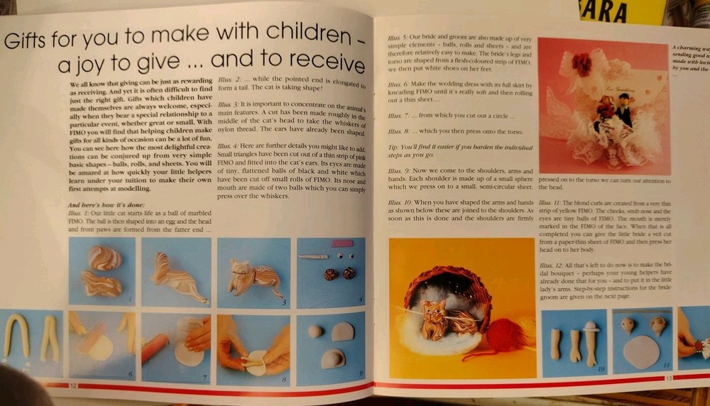 Fimo:: Ideas For Creative Modeling EberhardFaber 32 Pages From Start To Finish