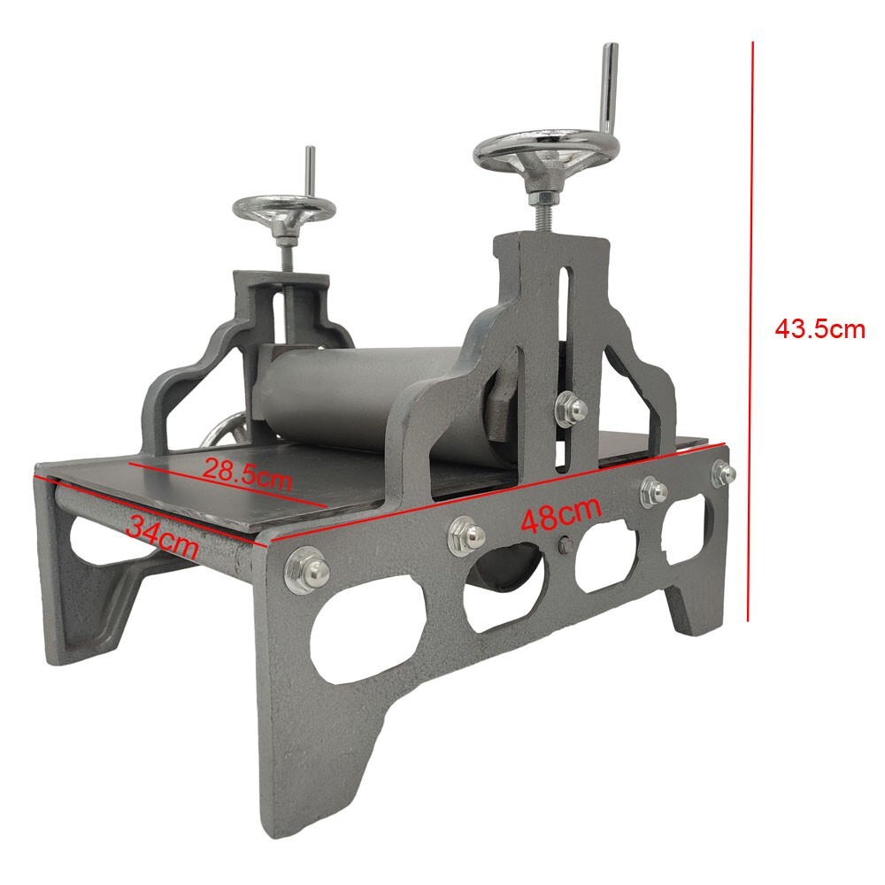 19.7x11.8inch Printmaking Machine Adjustable Slab Roller Engraving Press Art