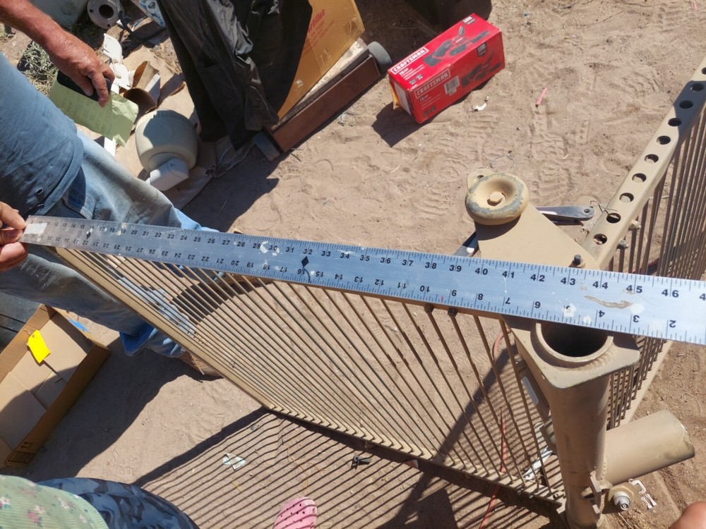 Vintage military radar satellite