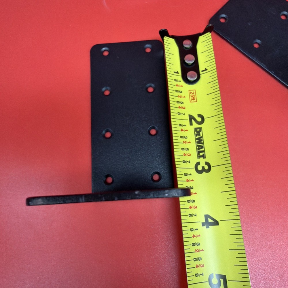 1U Rack Mount Ears Black 3” Width Each