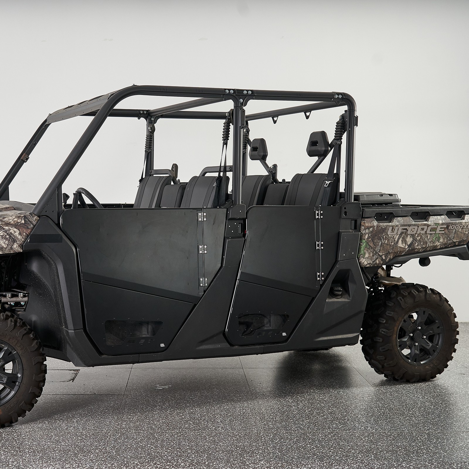 Heavy Duty Aluminum Front & Rear Half Door For CFMOTO UForce 1000 XL 2022-2026