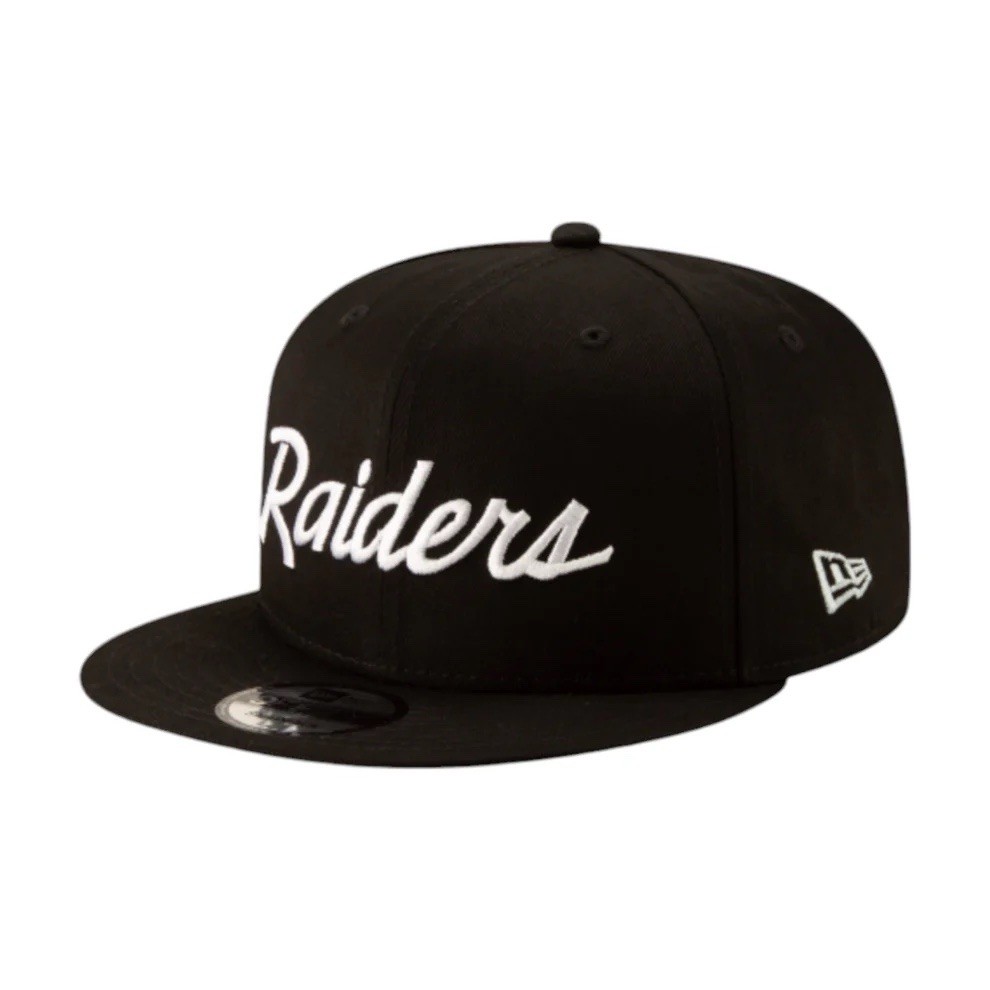 New Era 9Fifty NFL Las Vegas Raiders Script Snapback Cap