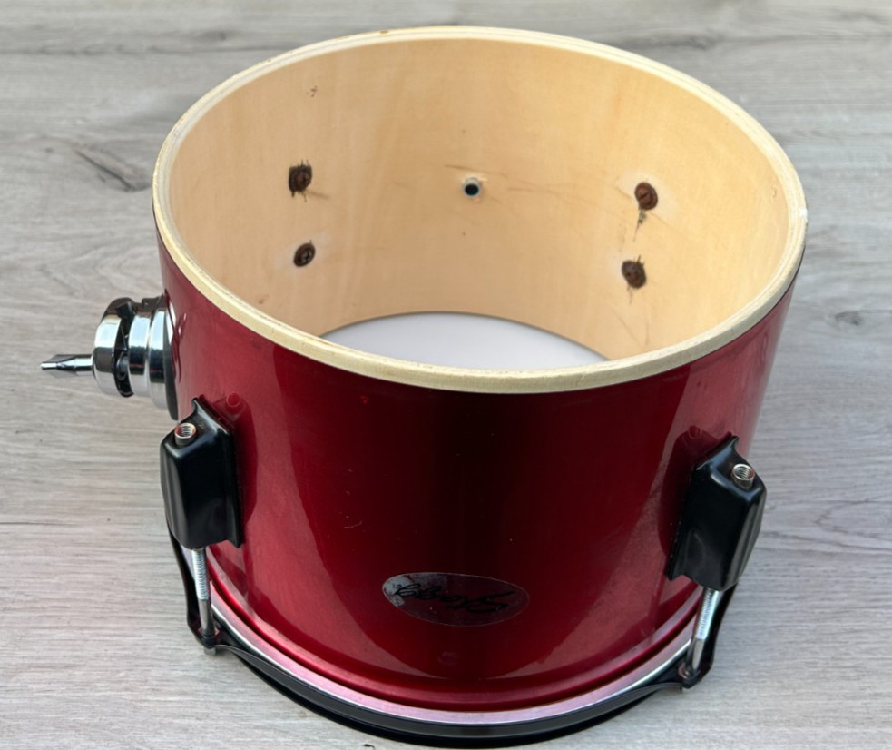 STAGG 10''x 07'' Rack Tom -Red - Wood shell