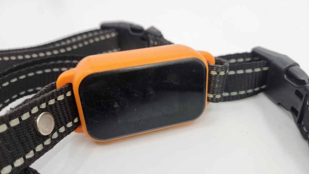 2 Electronic Dog Training Collars Black & Orange Adjustable Strap Remote Ready