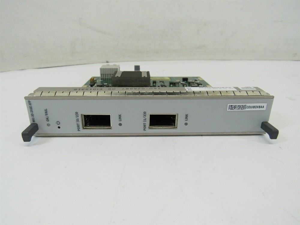Juniper MIC-3D-2XGE-XFP 2 Port Modular Interface Card - Same Day Shipping