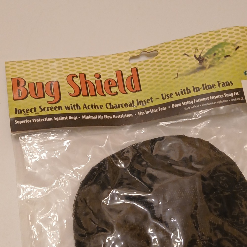 Hydrofarm Bug Shield 6" – Inline Duct Pest Screen – NOS