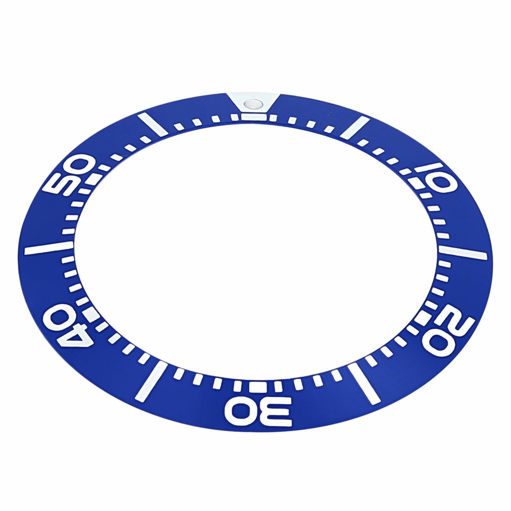 REPLACEMENT BEZEL INSERT BLUE FOR WATCH 38.50MM X 29MM