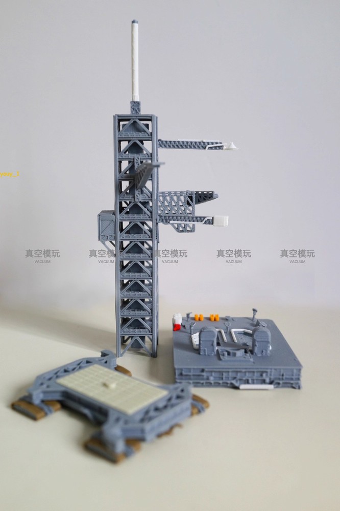 1/700 Scale Kennedy Space Center Launch Complex LC-39A Scene Space Grounds Model