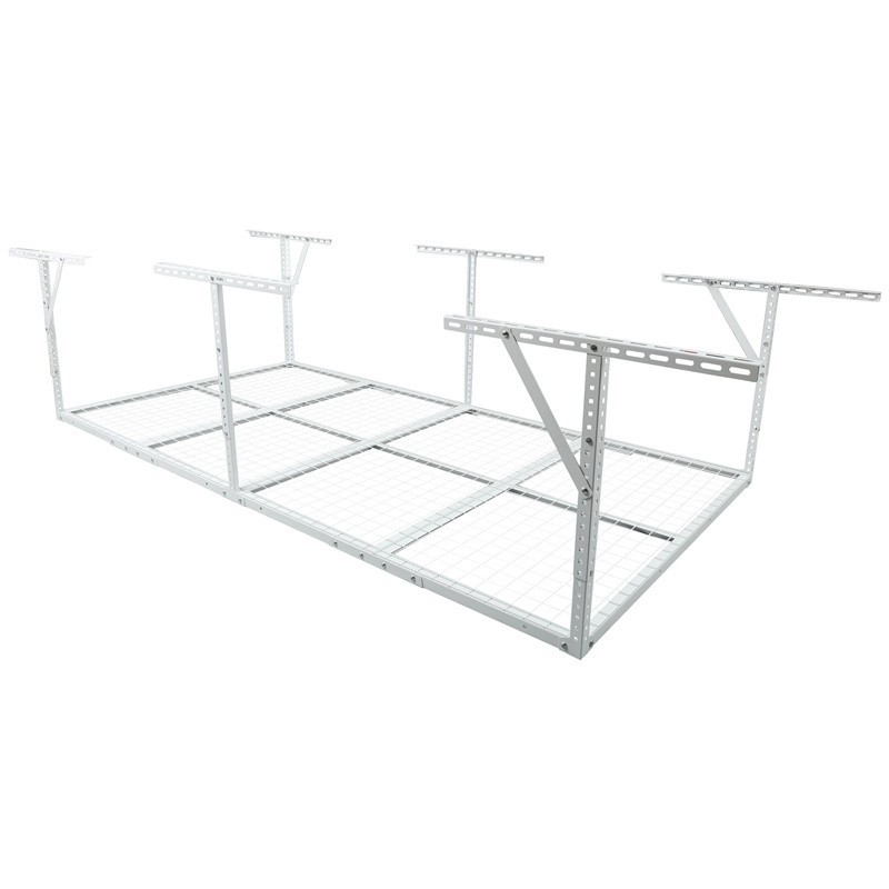 3ft x 8ft Overhead Garage Storage Rack Adjustable Mounted Ceiling Storage Rack