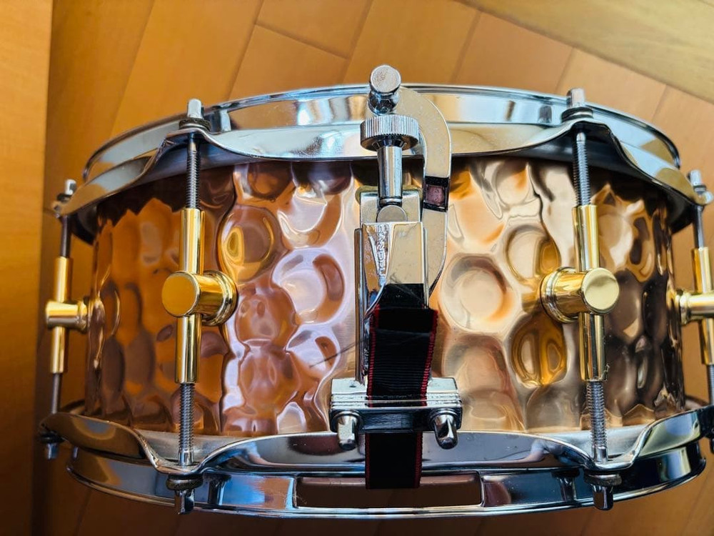 CANOPUS BZ Hammered Bronze Snare Drum 14×5.5