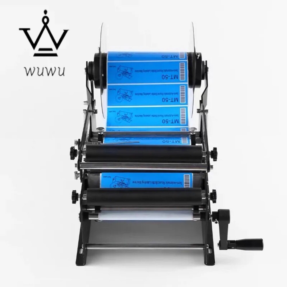 Small Hand Widening Round Bottle Labeling Machine Round Can Labeling Machine