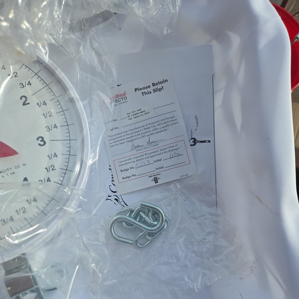 Cardinal Detecto MCS-20DH Dial Scale MCS