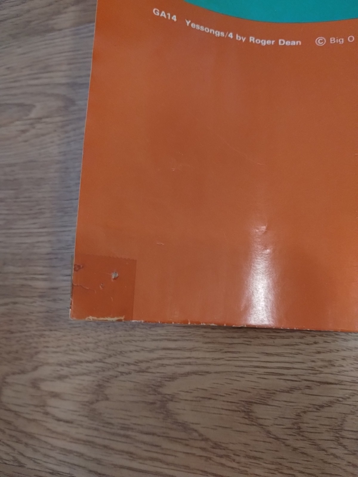 RARE 1973 Fish Yessongs 4 Roger Dean Cover Art Big-O Poster England Psychedelic