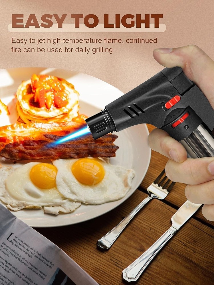 4 Pack Eagle Jet Torch Gun Lighter Adjustable Flame Windproof Butane Refillable
