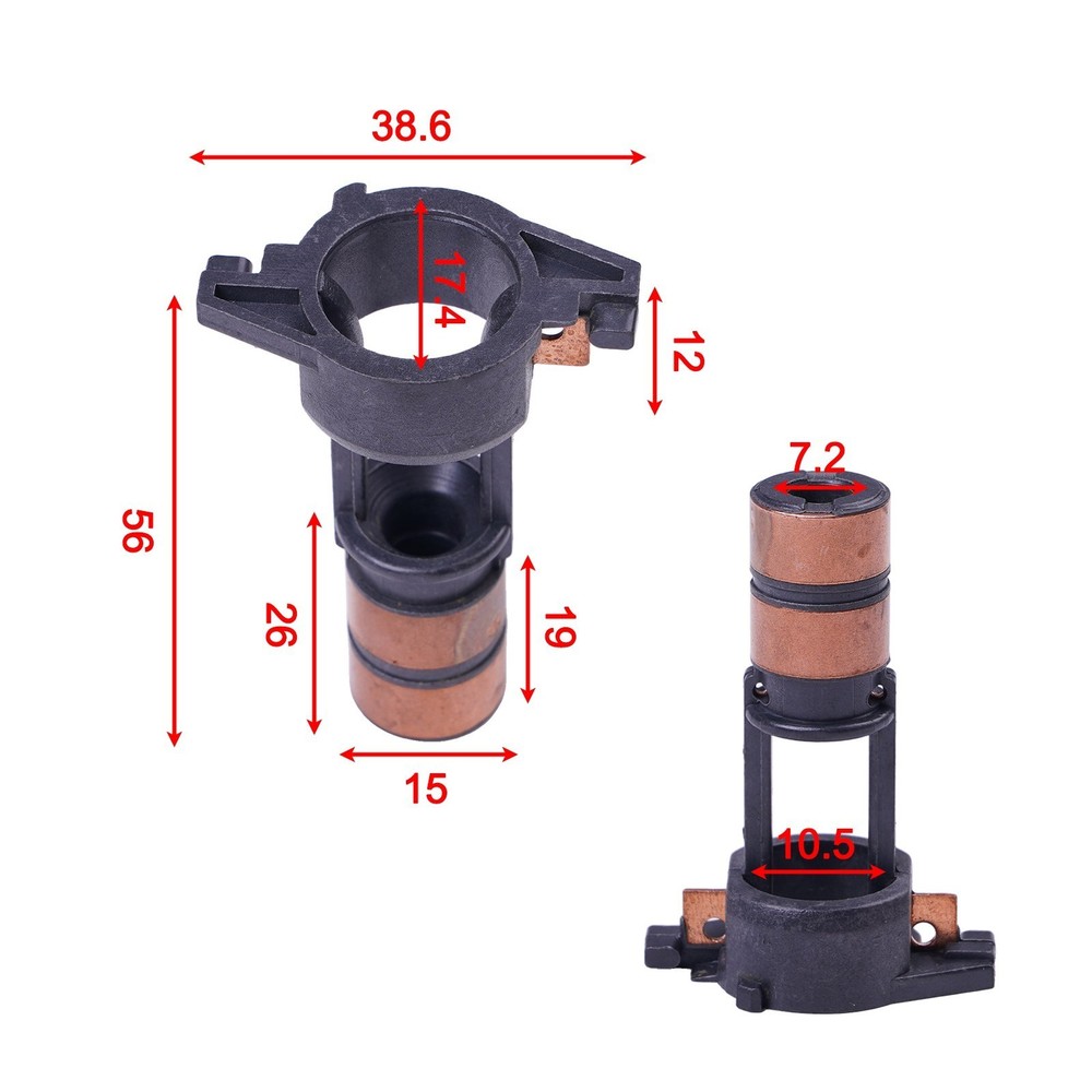 Copper Collector Rings for Enhanced Electric Motor Functionality Dimensions