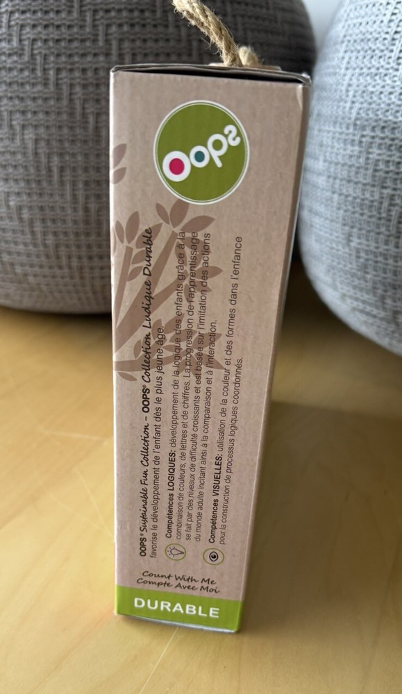 Oops Count With Me Wooden Abacus - Colorful Learning Fun For Ages 3+