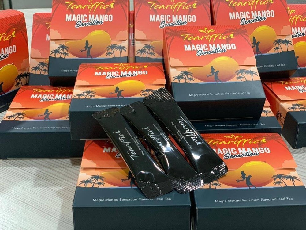 Teariffic Magic Mango Iced Tea Boost Stamina Support Endurance Energy