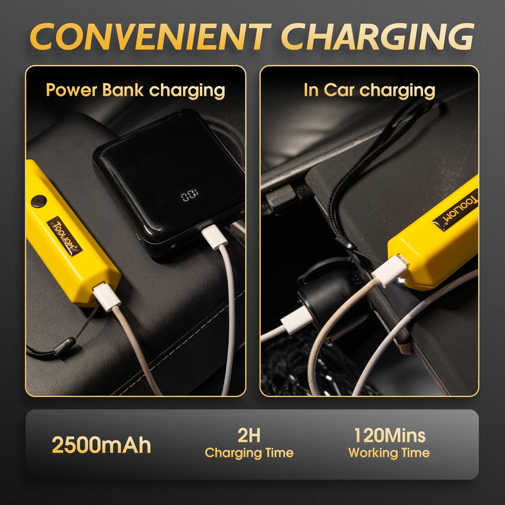 Rechargeable Plastic Welder,100W USB-C Charging & Battery Powered