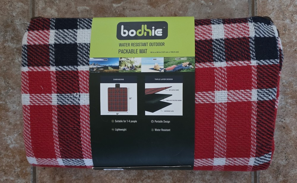 Bodhie Water Resistant Outdoor Packable Mat  NWT