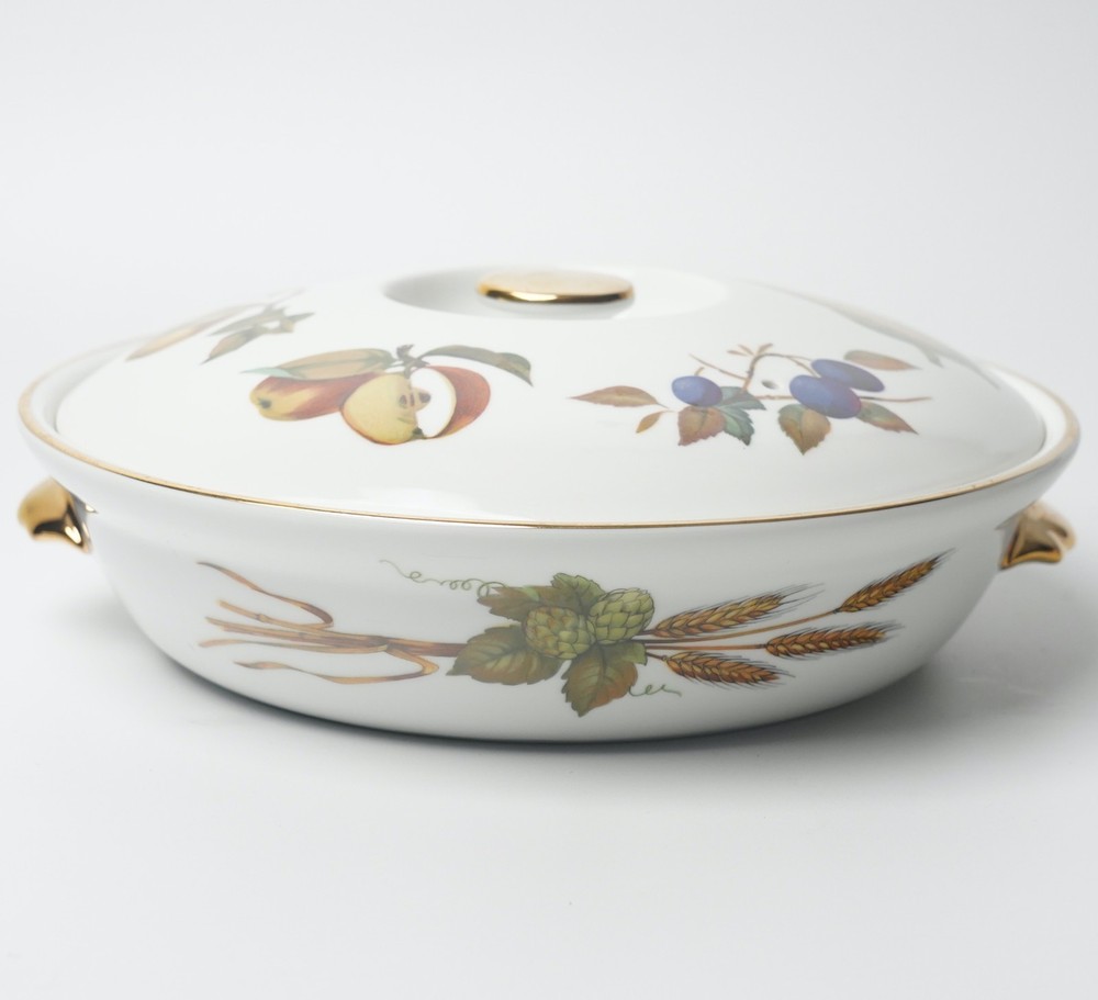 Royal Worcester Evesham Gold Covered Round/Oval Entree Dish, Casserole *SELECT*