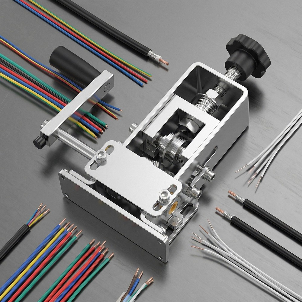 Manual Electric Wire Stripping Machine Cable Stripper Crank Scrap Copper Cutter