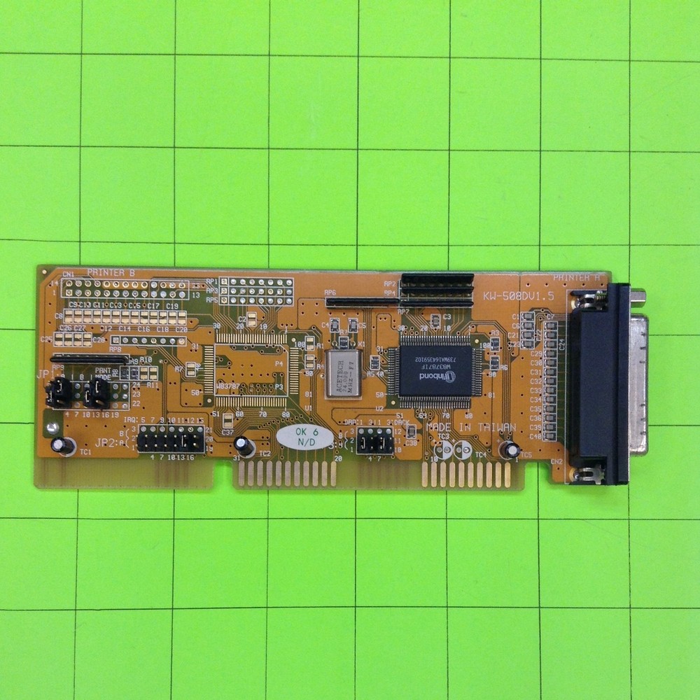 Ikon Tech Desktop Computer NO Bracket Parallel Board /Card KW-508DV1.5