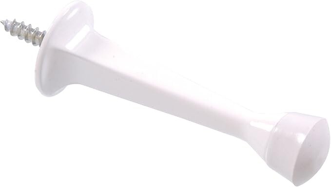 Hillman Hardware Essentials 851340 Rigid Door Stop, White