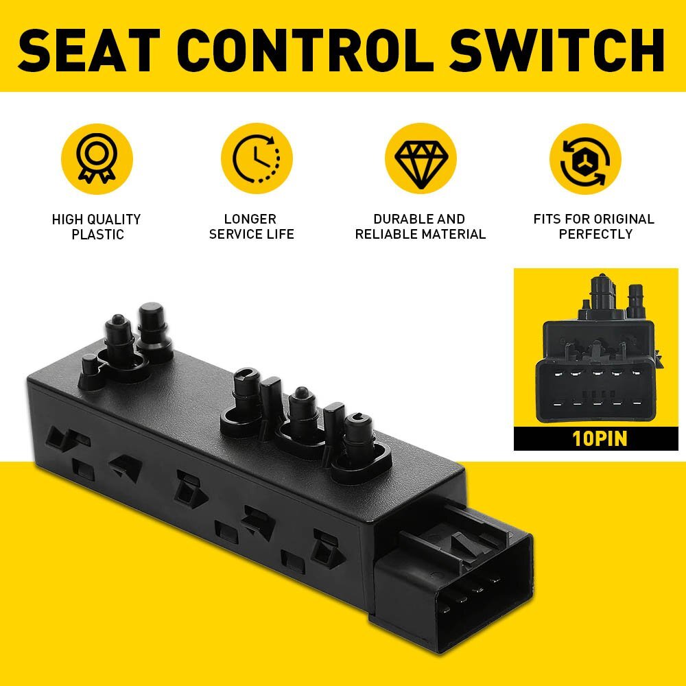 Seat Control Switch Left Driver Side For 2010-2018 Chevrolet Malibu Equinox