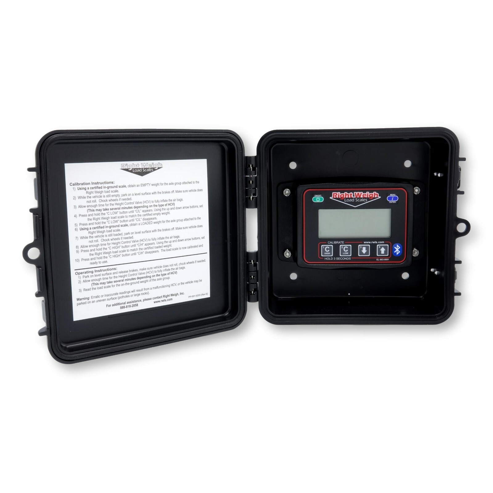 Right Weigh 201-EBT-20B Exterior Digital Spring Suspension Scale - Tandem Axle