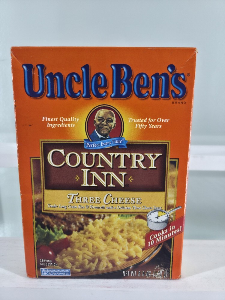 Uncle Ben’s Discontinued Logo Three Cheese