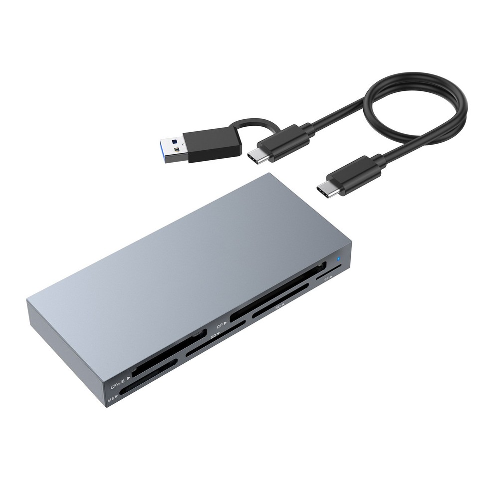 NEW USB 3.2 Gen2 10Gbps CFexpress Type B/CF/MS/XD/SD/TF 6 IN 1 Multi Card Reader