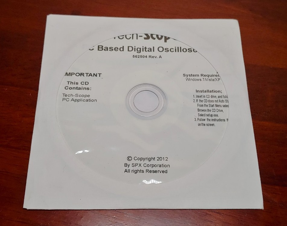 OTC Tech Scope Kit 3857 PC Based Digital Automotive Oscilloscope SPX