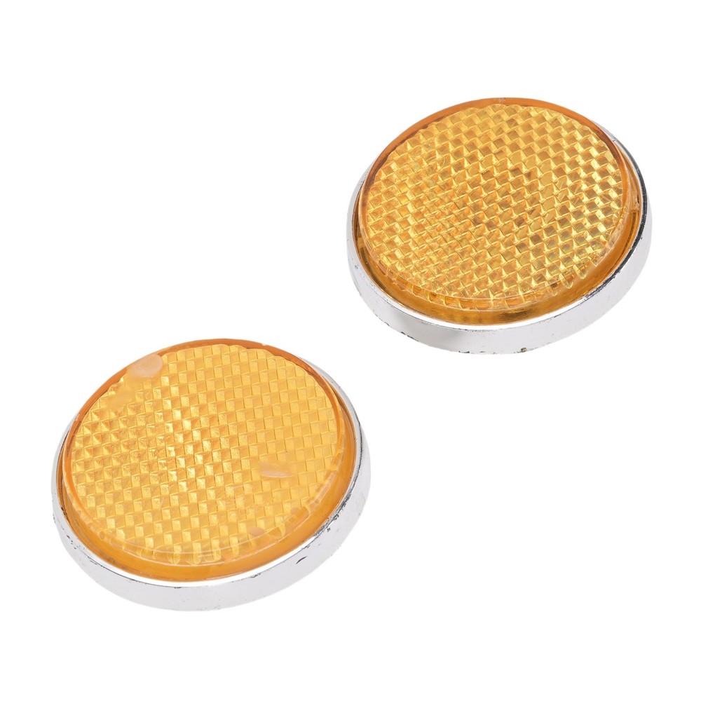 Front Fork Leg Reflectors 43mm Diameter Front Fork Round Reflector Enhanced MDYY