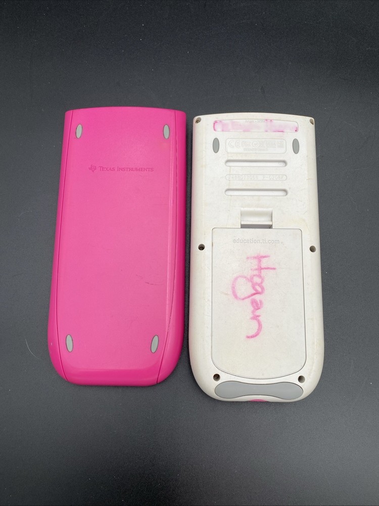 Texas Instruments TI-84 Plus Silver Ed School Graphing Calculator Tested Pink