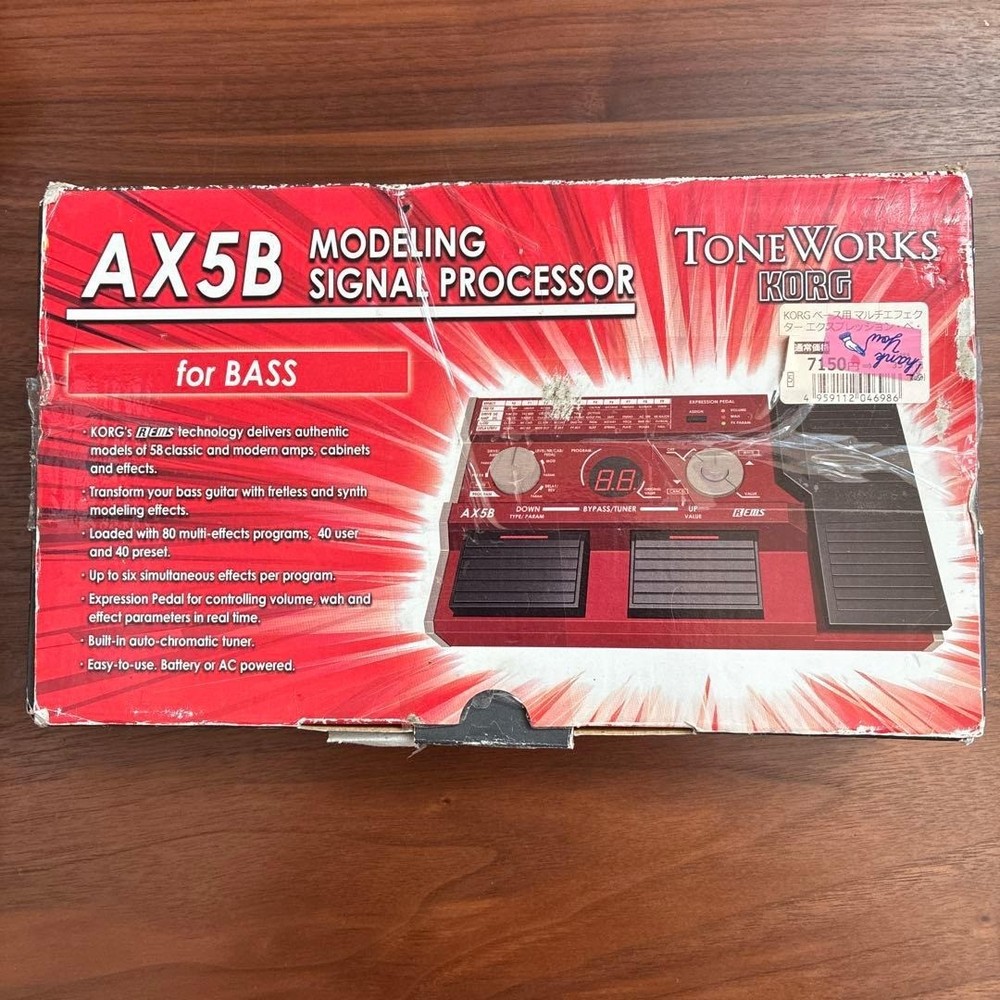 Korg ToneWorks AX5B Modeling Signal Processor Bass Guitar Multi Effects