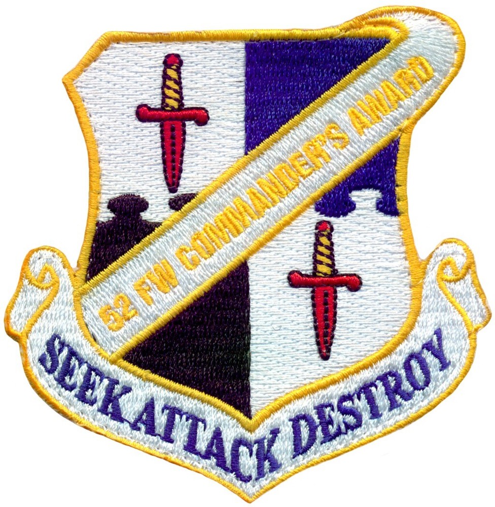 USAF 52d FIGHTER WING – COMMANDER’S AWARD PATCH