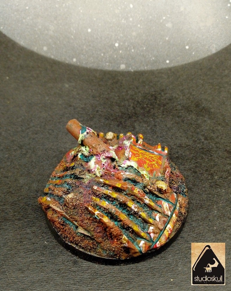 60mm RESIN BASE CHAOS YARD UNPAINTED