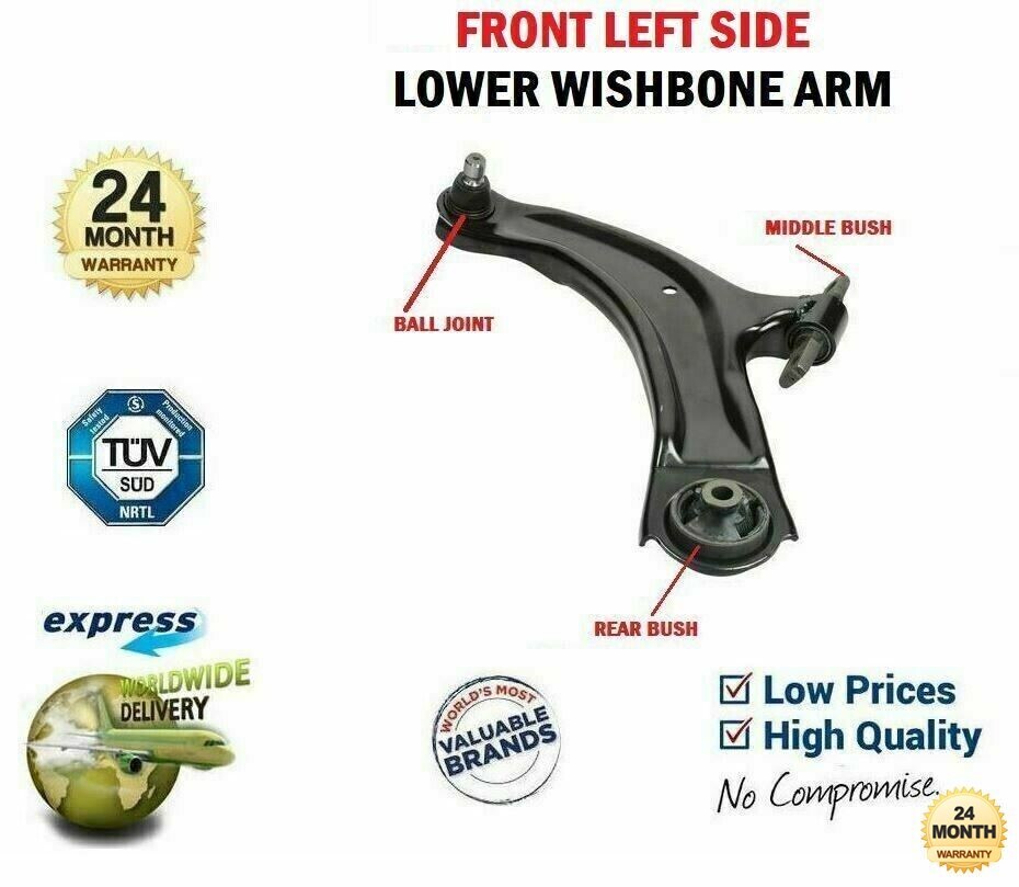 FRONT Left Lower CONTROL ARM for RENAULT KOLEOS 2.0dCi 4x4 HY0K 2008-on