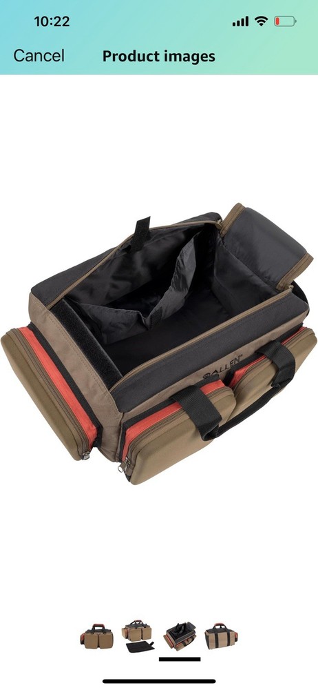 Allen Eliminator Range Master Range Bag With Pistol Rug Coffee And Black E20