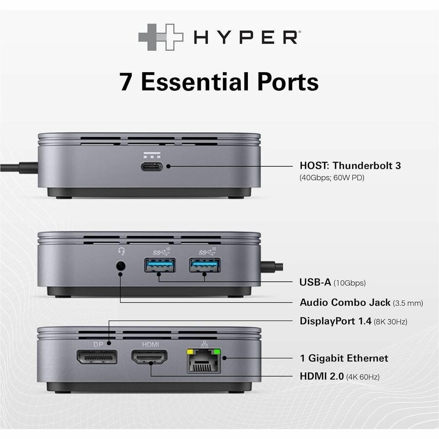 Hyper HyperDrive Thunderbolt 3 Mobile Dock