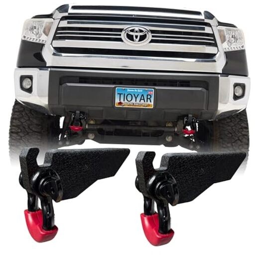 Front Demon Bracket Tow Hook Shackle Mount Kit Compatible with 2007-2021