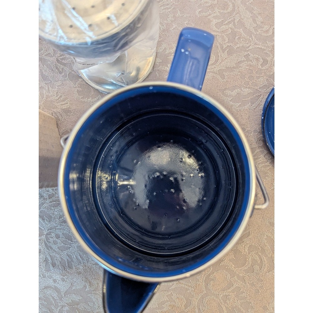 Blue Enamel 5 cup Percolator