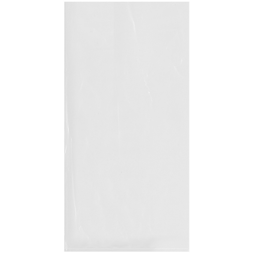 Plymor 10" x 20", 4 Mil Flat Open Clear Plastic Poly Bags