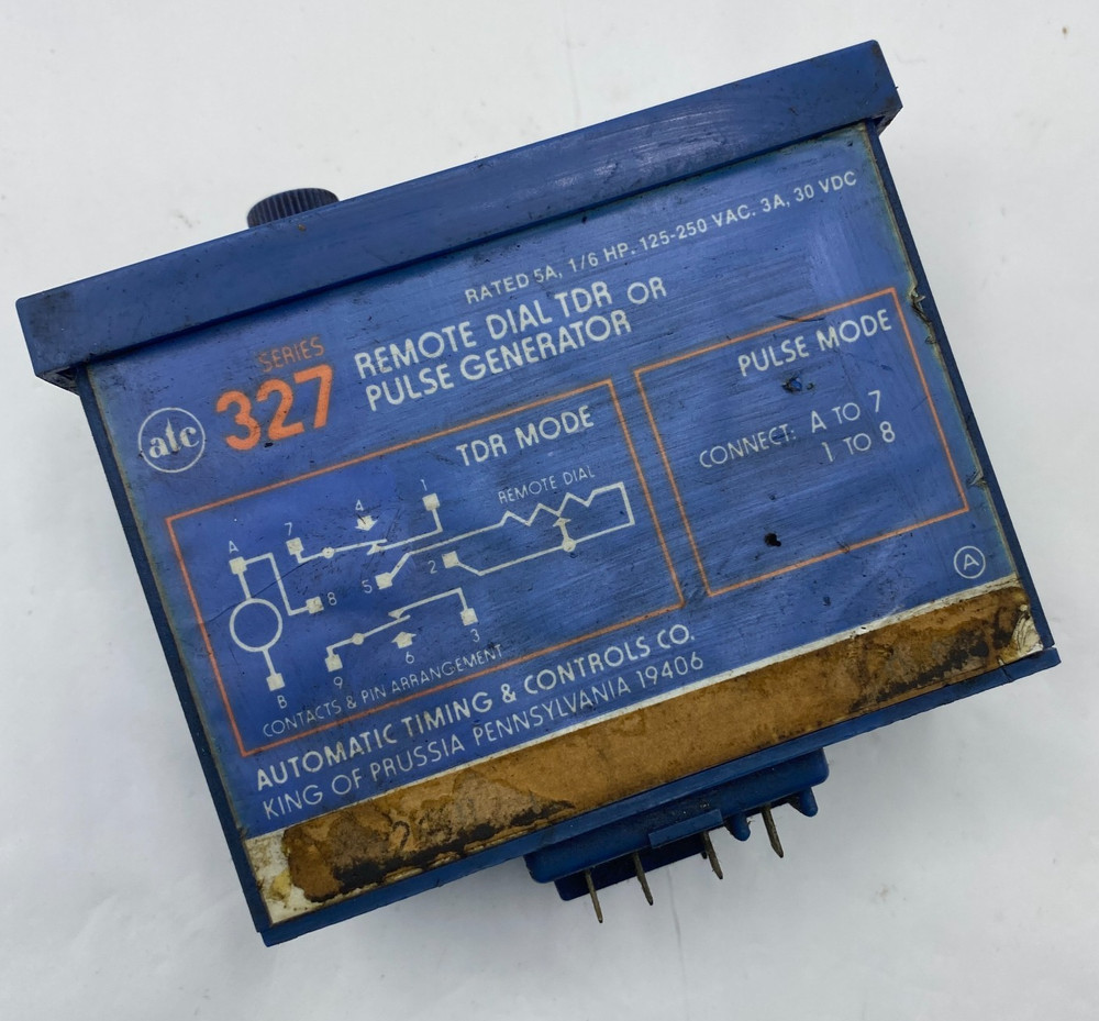 ATC 327 REMOTE DIAL TDR PULSE GENERATOR 327A AUTOMATIC TIMIG & CONTROLS 🎯
