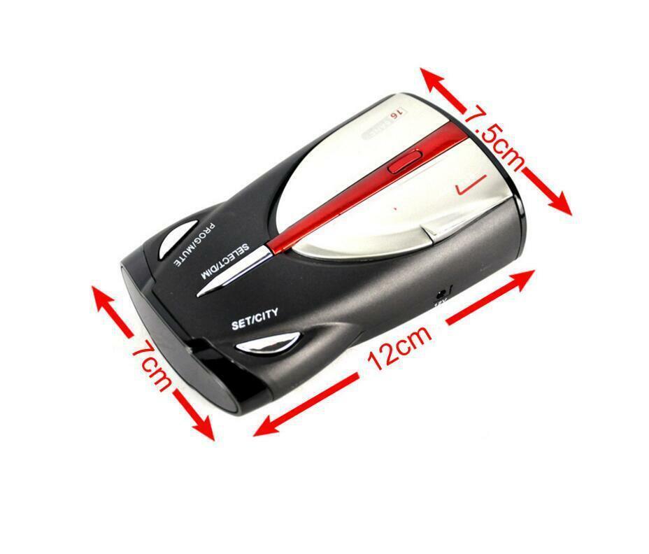 16-Band 360 Degree Cobra XRS9880 Laser Anti Radar Detector LED Display Univer