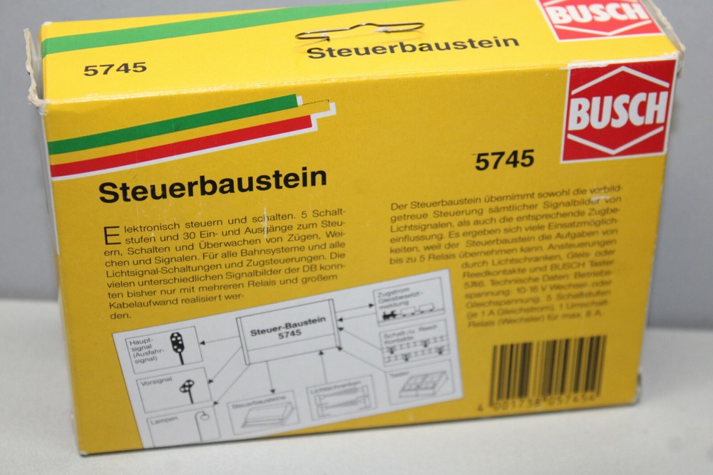 Busch 5745 Control Module Track H0 OVP