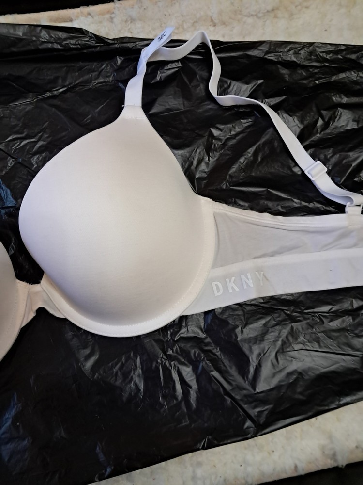 Nwot DKNY WHITE BRA 36C