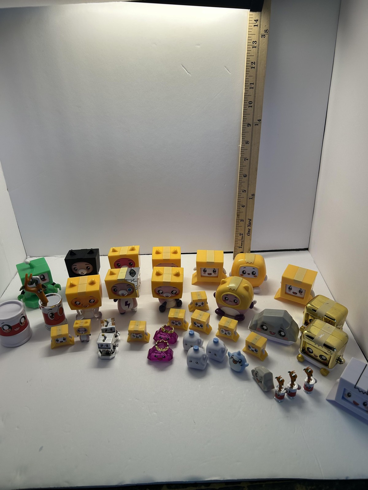 LankyBox Boxy Rocky LankyBot Canny Sticky Figures Lot Small Plastic Mini Toys