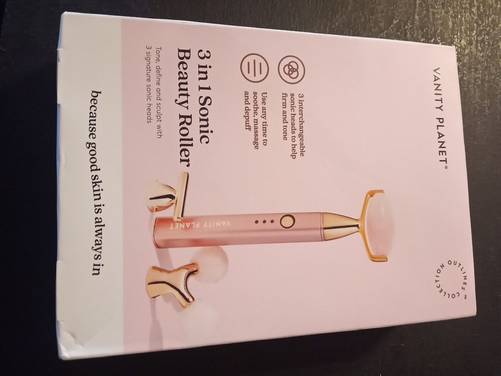 Vanity Planet 3 In 1 Sonic Beauty Roller NIB